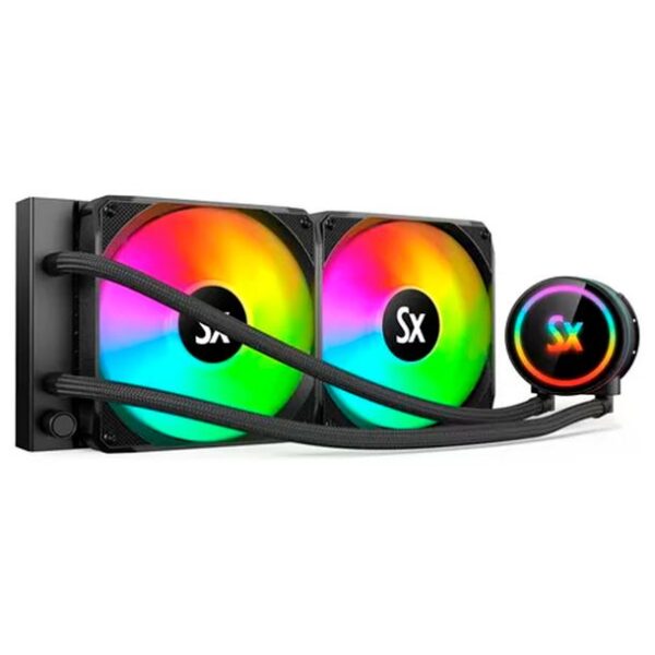WATERCOOLER 240MM SOLARMAX WC-B240 NEGRO ARGB COOLING 240