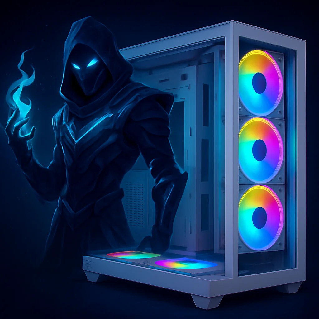 PC GAMER ARMADA L AMD RYZEN 7 8700F AM5 + XPG 16GB DDR5 5600 X2 + PRIME A620M-K + CPU COOLER SIGMA 540 + RTX 5060 TI TWIN X2 16GB + SSD M.2 1TB + 750W