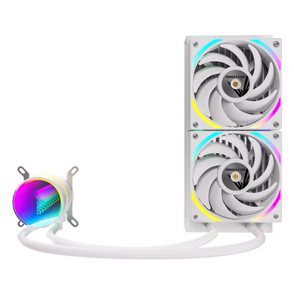 WATER COOLING FORMULA V OASIS L240 ARGB WHITE - Imagen 2