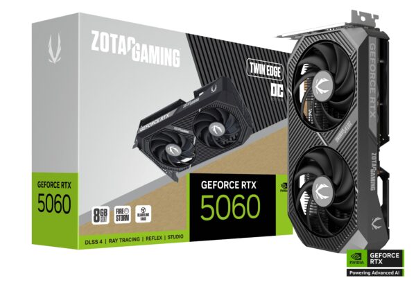 GPU ZOTAC GAMING RTX 5060 TWIN EDGE OC 8GB (ZT-B50600H-10M)