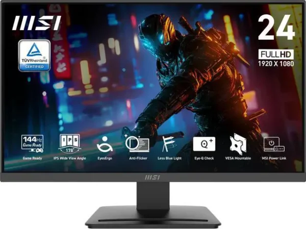 MONITOR GAMER MSI 24" PRO MP243L E14 (1920X1080) IPS 144HZ - Imagen 2