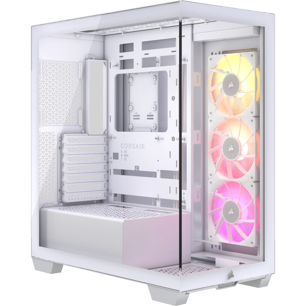 GABINETE CORSAIR ICUE 3500X RGB MID-TOWER TG FAN ICUE X3 WHITE