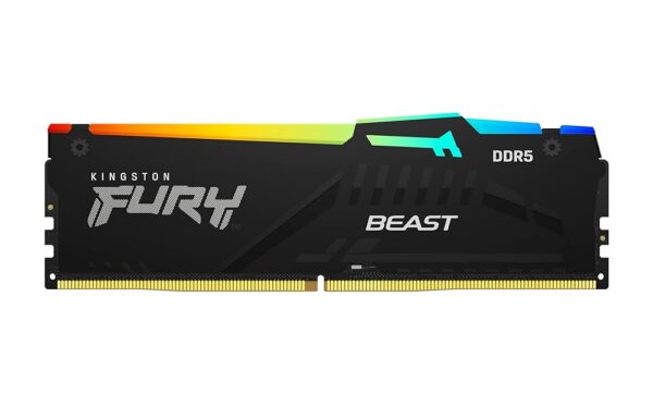 Memoria DDR5 Kingston 16Gb 5600 MHz FURY BEAST WHITE RGB - Imagen 2