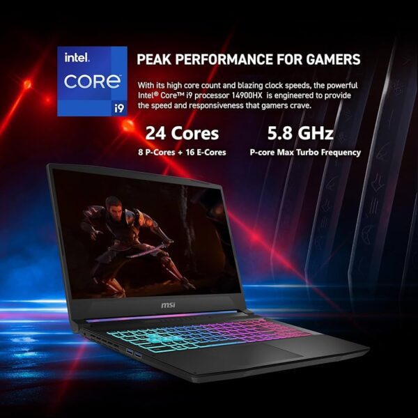 MSI KATANA 15 HX I9-14900HX/32GB/1TB SSD /15.6" FHD 144Hz/WIN11/RTX 5070 8GB - Imagen 2