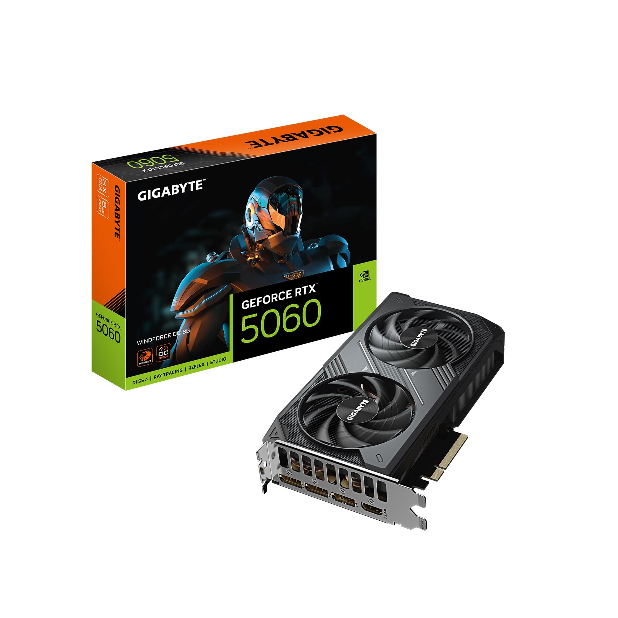 VGA GIGABYTE GEFORCE RTX 5060 TI WINDFORCE OC 8G