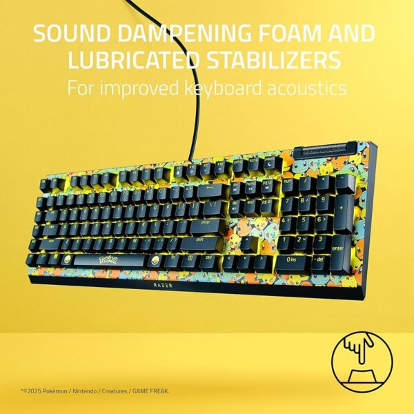 Teclado Razer BlackWidow V4 X Pokémon Edition (2943) - Imagen 2