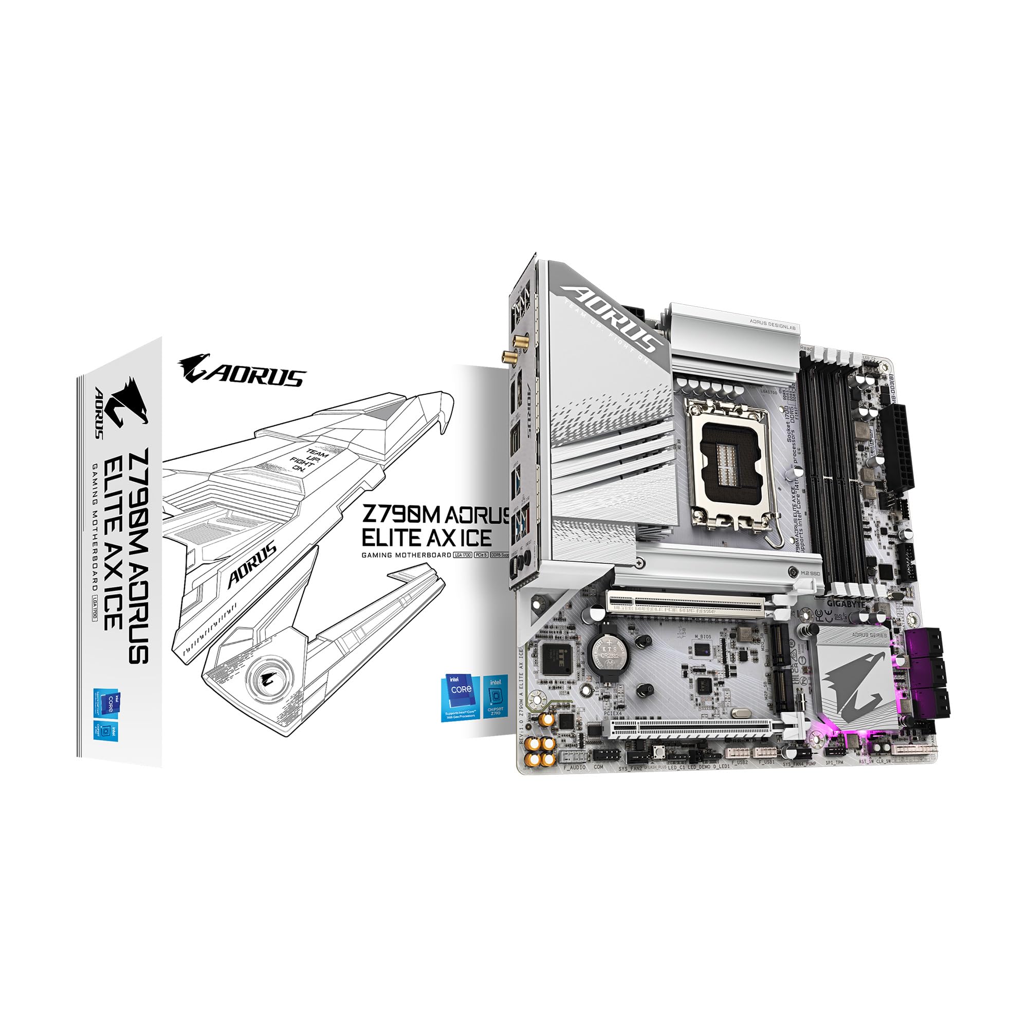 MOTHERBOARD (1700) GIGABYTE Z790M AORUS ELITE AX
