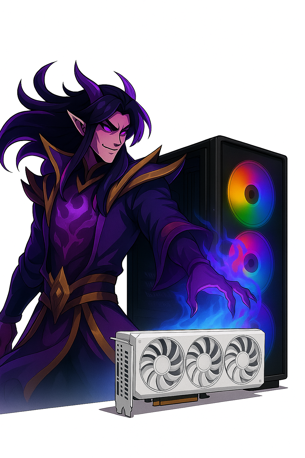 PC GAMER INTEL I5 14400 RTX 3060 12GB DDR5 16GB 1TB M.2 B760M 700W 80+ GAB RGB