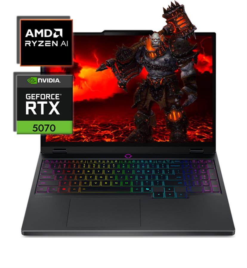 LENOVO LEGION 5 RYZEN AL 7 350 16GB RAM 512GB SSD RTX 5070 8GB 15.1" OLED 165HZ 83F1CTO1WW
