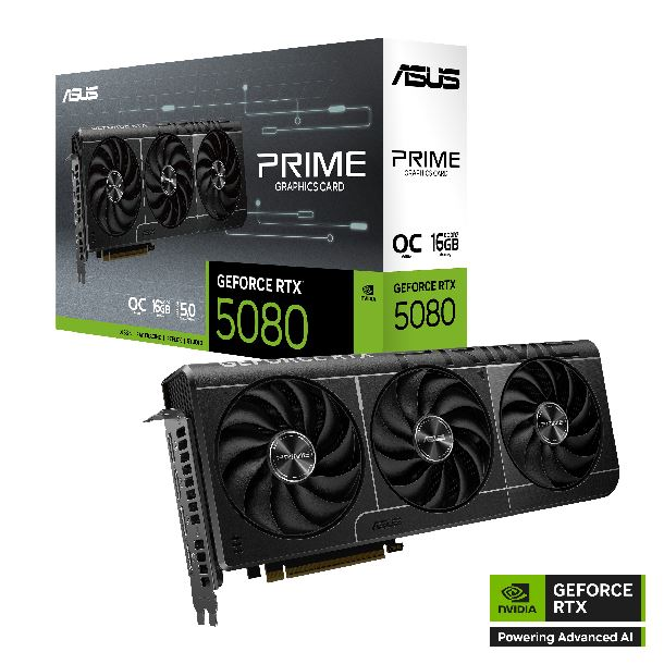 VGA 16GB RTX 5080 ASUS PRIME OC GDDR7