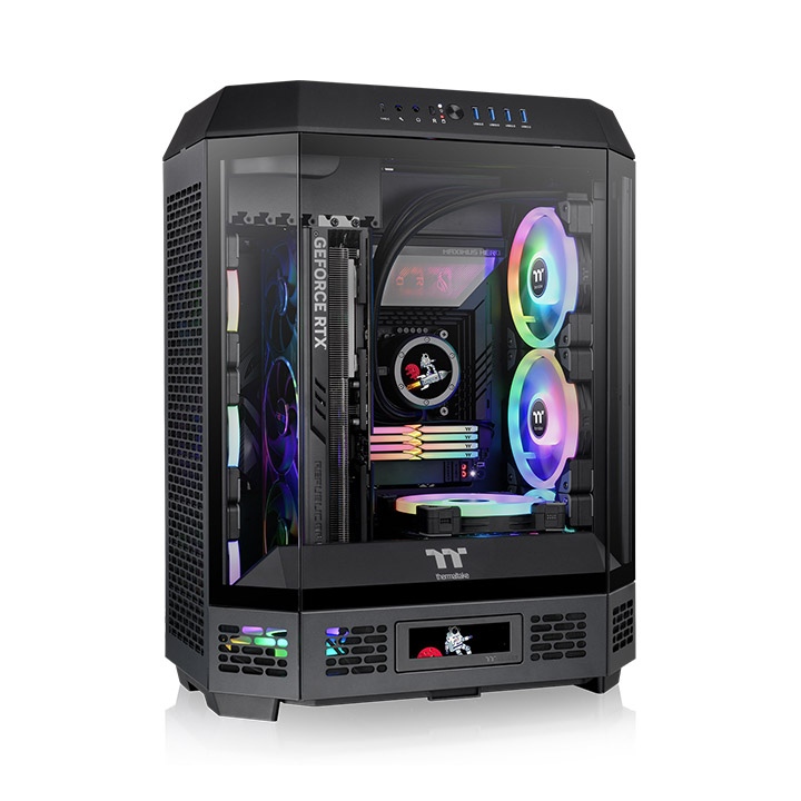 Gabinete TT The Tower 600 Mid-Tower TG x3 Fan x2 Future Dusk - Imagen 2