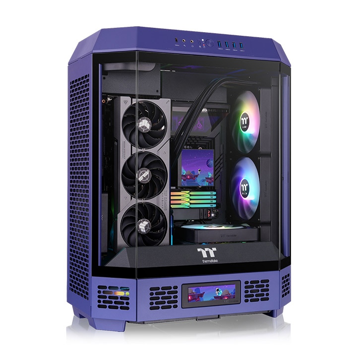 GABINETE TT THE TOWER 600 MID-TOWER TG X3 FAN X2 FUTURE DUSK
