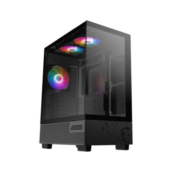 Gabinete MSI PAG PANO M110A Mid-Tower  TG x2 RGB Fan x3 Black