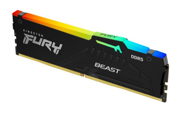 DDR5 16GB KINGSTON 6400MHZ FURY BEAST BLACK RGB
