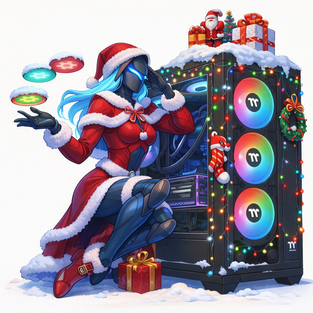 PC GAMER INTEL I7 ULTRA 7 265F RTX 5080 16GB B860M DDR5 16GB X2 M.2 2TB 1050W 80+ GOLD WATER LA360 GAB RGB TT VIEW 380