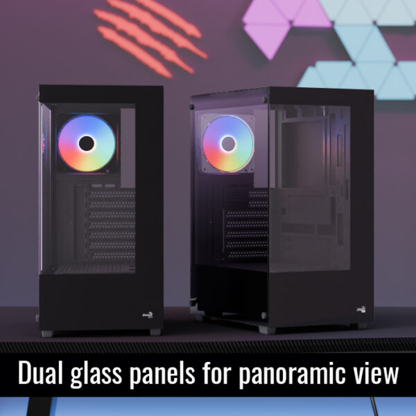 Gabinete Aerocool Pivot-G-Bk-V3 - Imagen 2