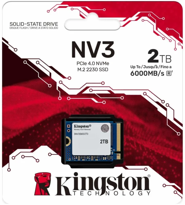 SSD M.2 NVME 2TB G4 KINGSTON NV3 2230