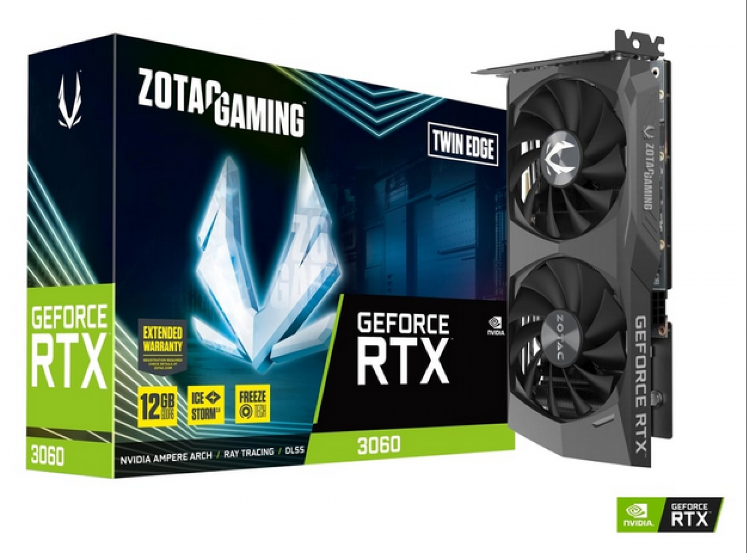 PLACA DE VIDEO ZOTAC RTX 3060 12GB TWIN EDGE