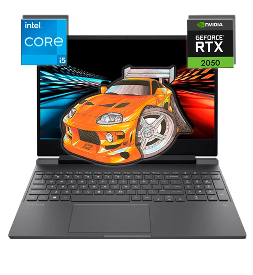 NOTEBOOK GAMER HP VICTUS INTEL I5-12450H 8GB RAM 512GB SSD NVIDIA RTX 2050 4GB 15.6" FHD