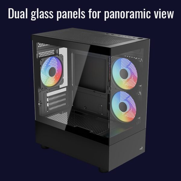 Gabinete Aerocool Viewport Mini-G-Bk-V2