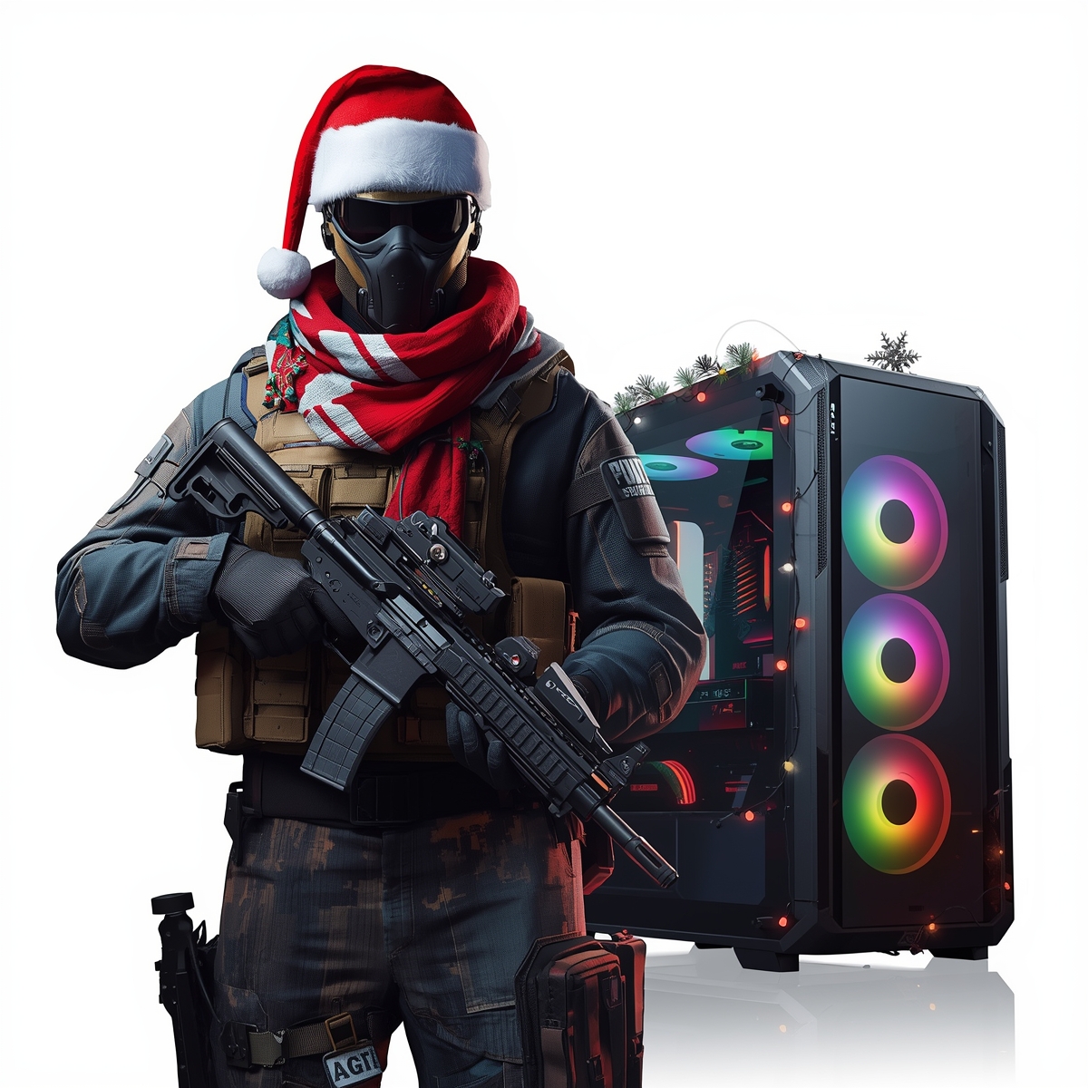 PC GAMER RYZEN 5 8400F A620 RTX 2060 SUPER 8GB 16GB M.2 1TB 650W 80PLUS GAB RGB