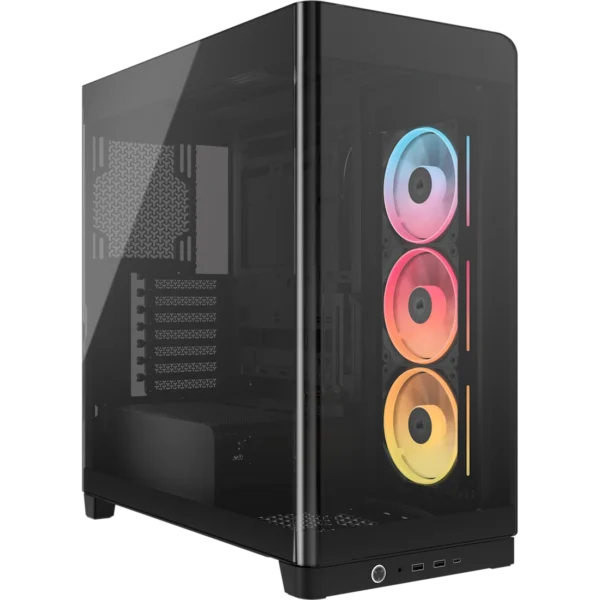 Gabinete Corsair FRAME 4500X LX-R RGB Mid-Tower TG Black