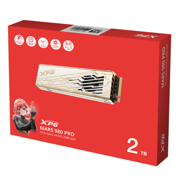 SSD M.2 NVME 2TB G5 XPG MARS 980 PRO AIR - Imagen 2