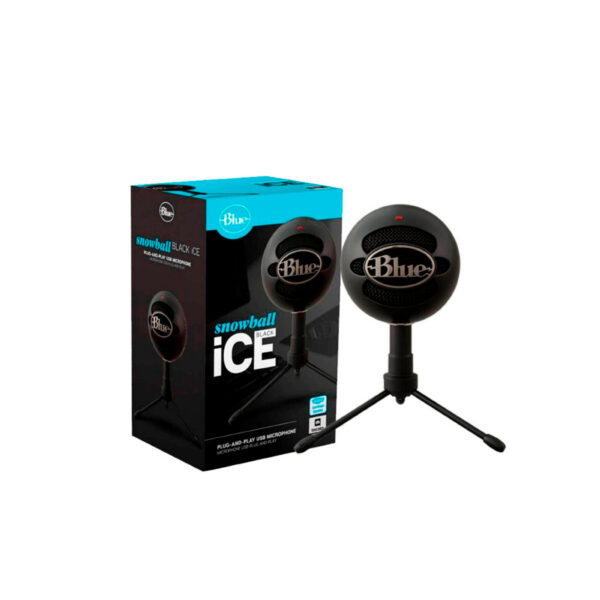 MICROFONO LOGITECH BLUE SNOWBALL ICE - BLACK (988-000510) - Imagen 2