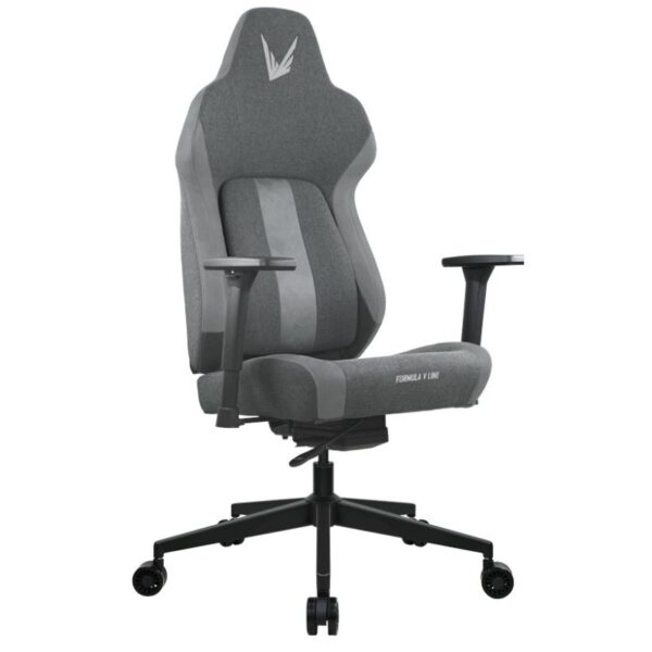 SILLA GAMER FORMULA V VIRON FABRIC LIGHT GREY (4711401663119)