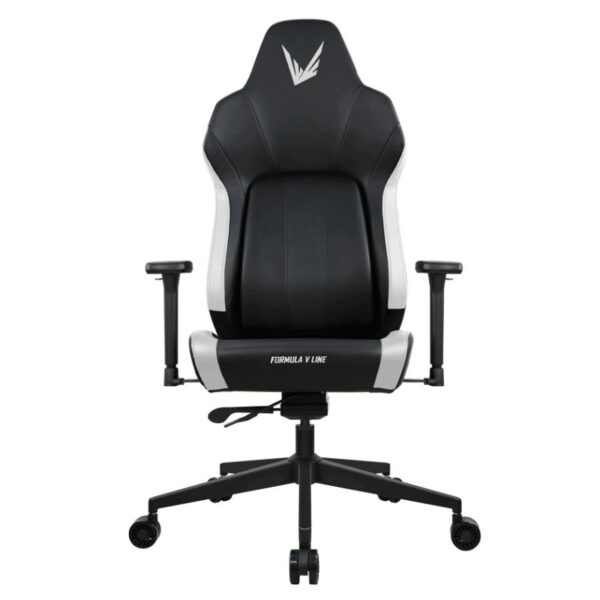 SILLA GAMER FORMULA V VIRON RACER PU WHITE (4711401663089)
