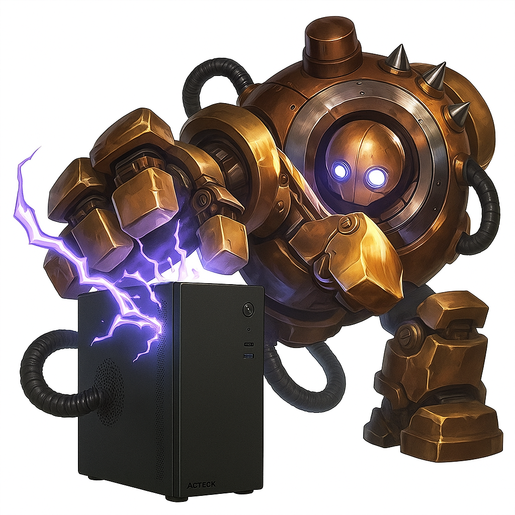 PC GAMER RYZEN 5 5600GT A520 16GB 480GB GAB KIT MOUSE Y TECLADO