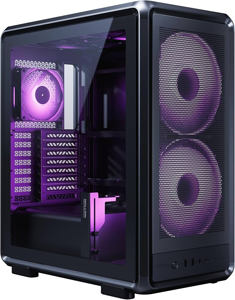 GABINETE COOLER MASTER MASTERFRAME 500 MESH BLACK ARGB