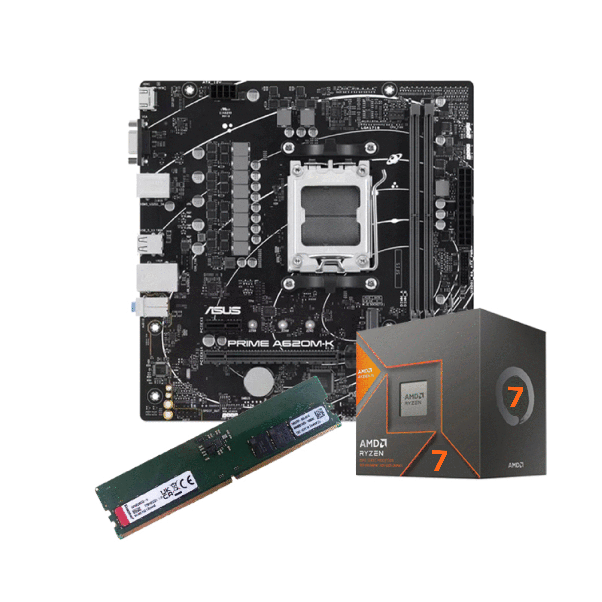 COMBO ACTUALIZACION RYZEN 7 8700G + A620 + 16GB DDR5