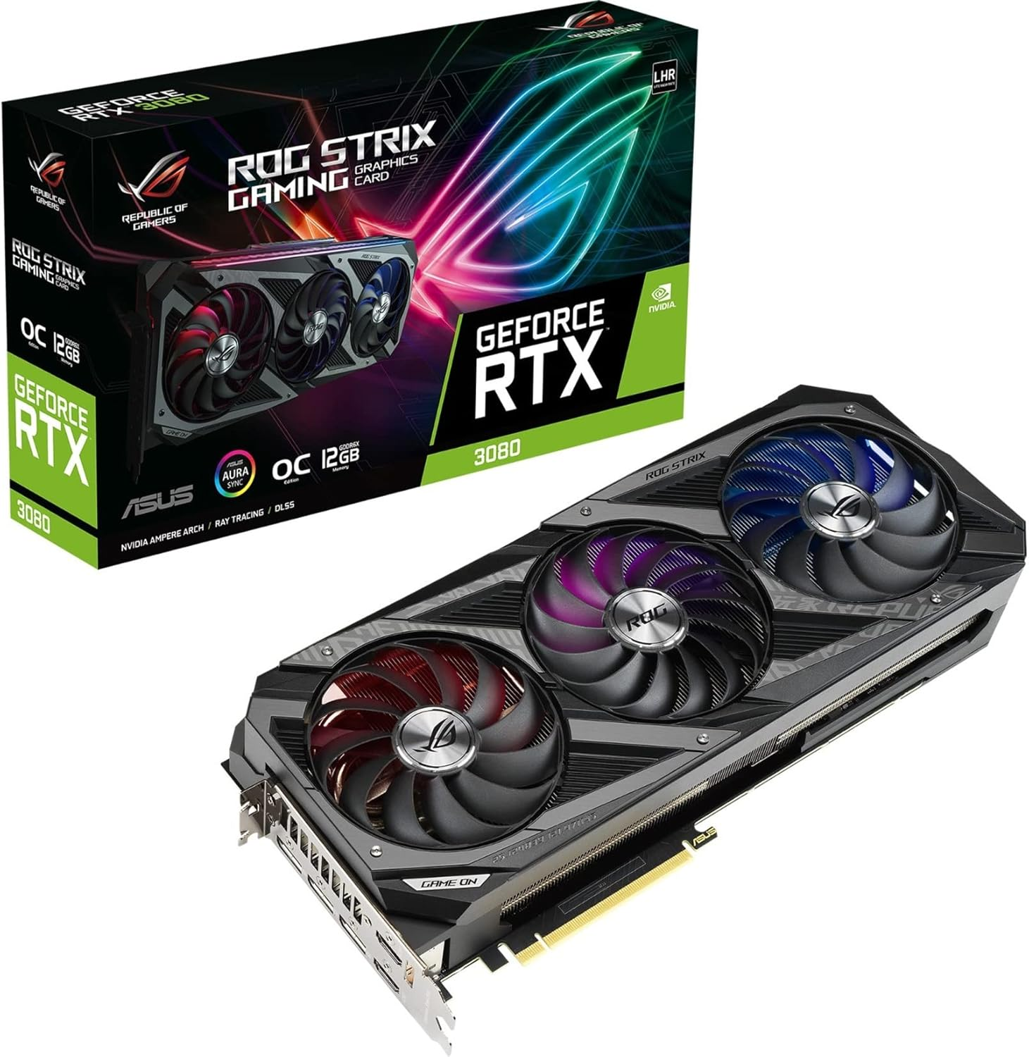 Placa de Video Asus GeForce RTX 3080 Asus Rog Strix 10GB OUTLET - Imagen 2