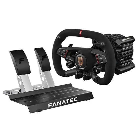 VOLANTE FANATEC GT DD PRO READY2RACE VISION GT BUNDLE (8NM) + PEDAL PS5/PS4/PC - NEGRO