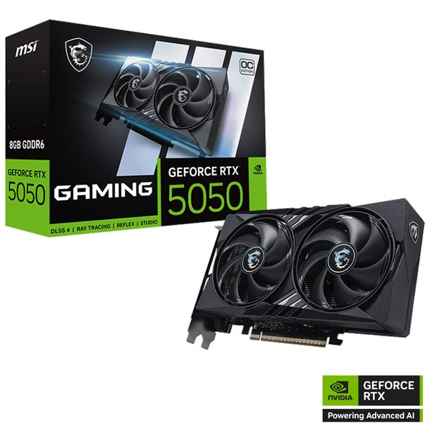Placa de Video MSI Geforce RTX 5050 8G GAMING OC