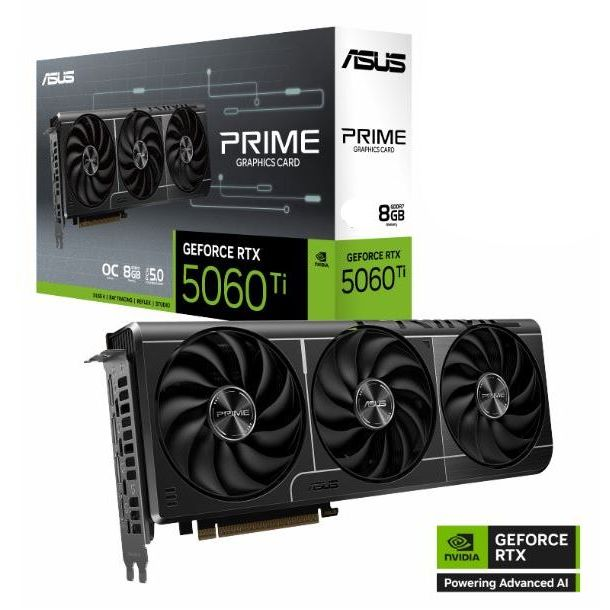 Placa de Video ASUS NVIDIA GeForce PRIME RTX 5060TI O8G