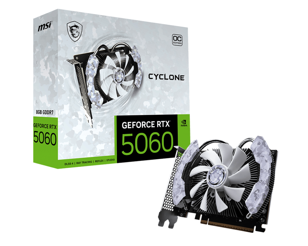 VGA 8GB RTX 5060 MSI CYCLONE OC