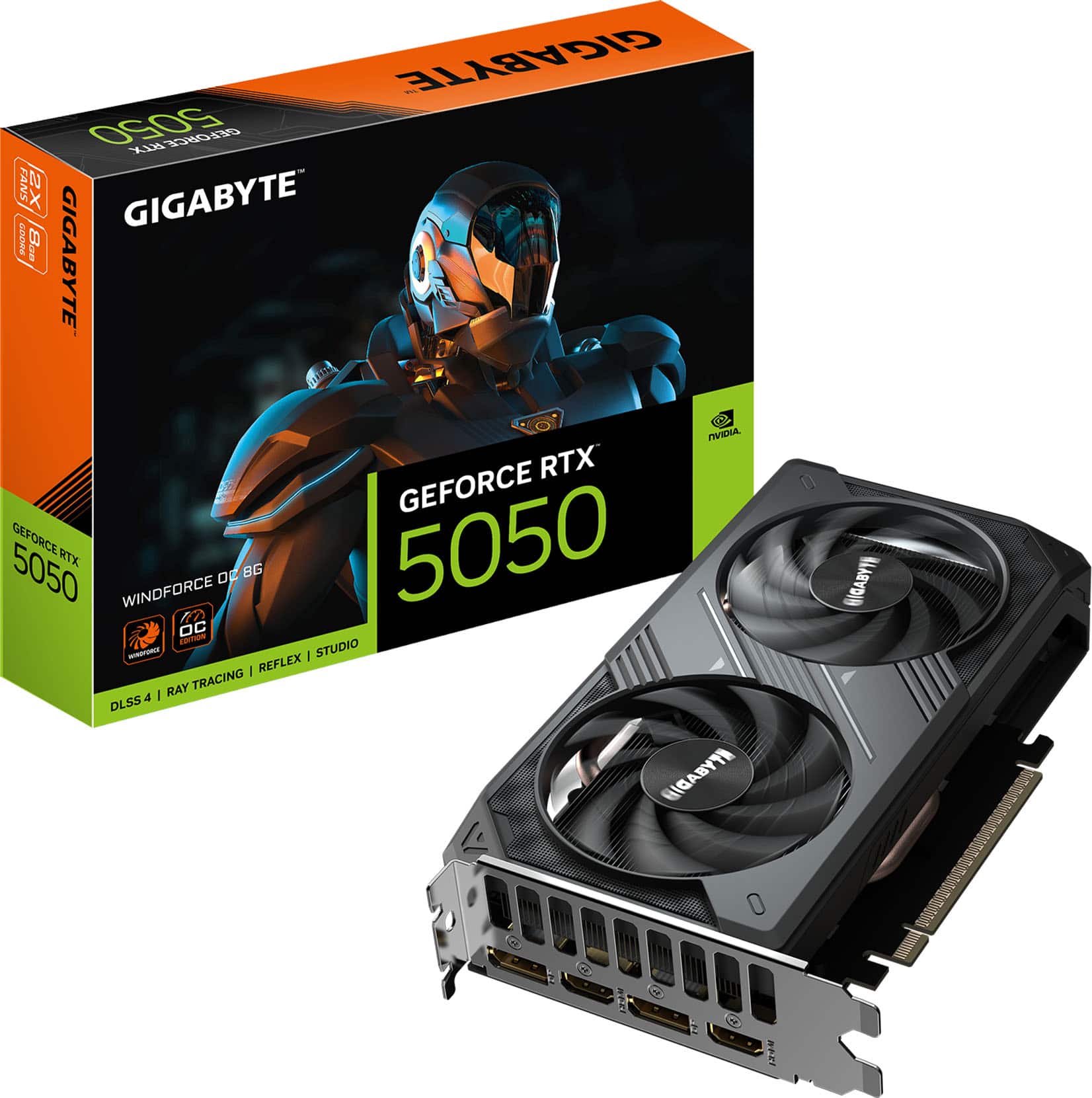 PLACA DE VIDEO GIGABYTE RTX 5050 WF OC V2 8GB