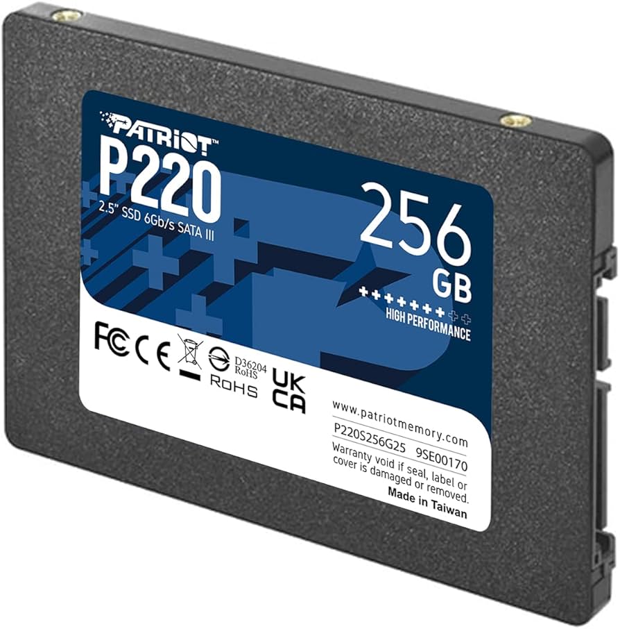 DISCO SSD PATRIOT P220 256GB 2.5 SATA3 PS001662