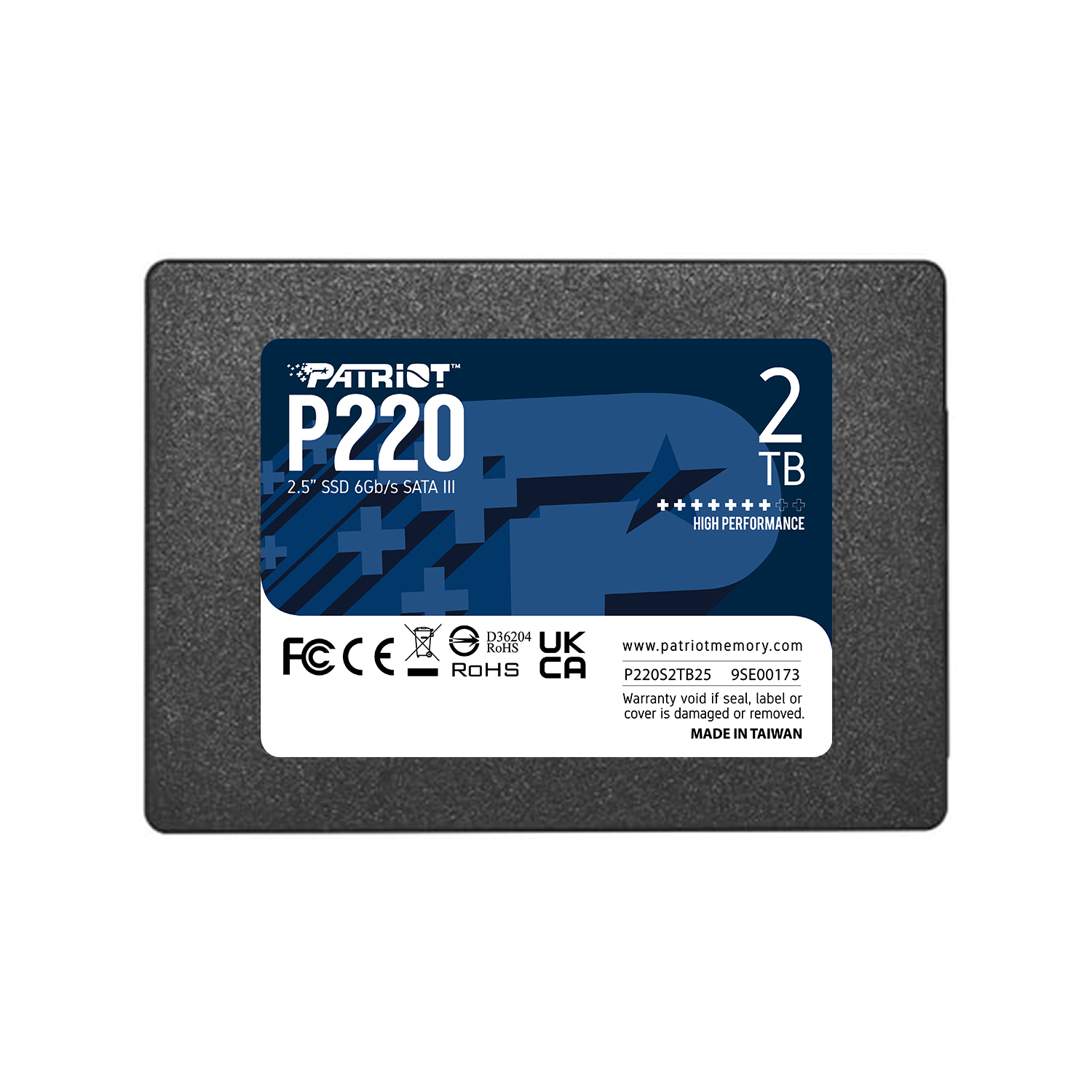 DISCO SSD PATRIOT P220 256GB 2.5 SATA3 PS001662 - Imagen 2