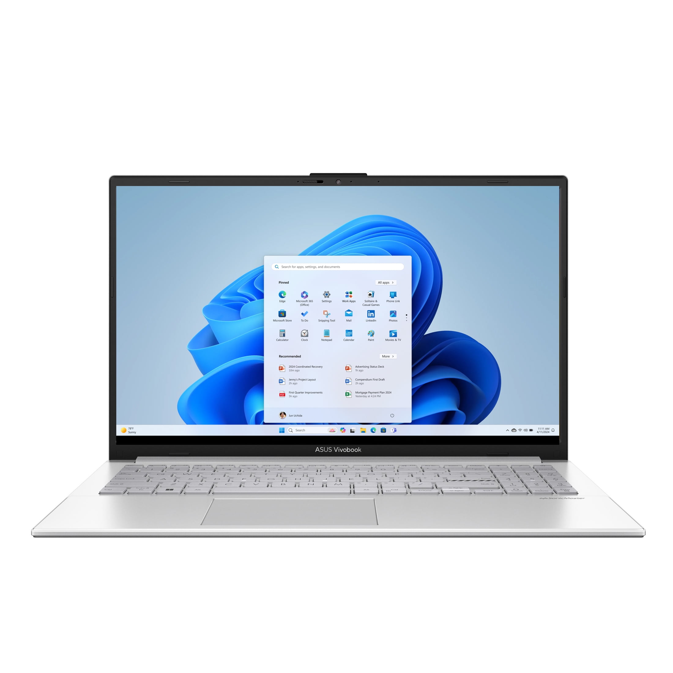 Notebook Asus VivoBook E1504GA-WS35-D Core™ i3-N305 256GB SSD 8GB 15.6" (1920x1080) WIN11 COOL SILVER