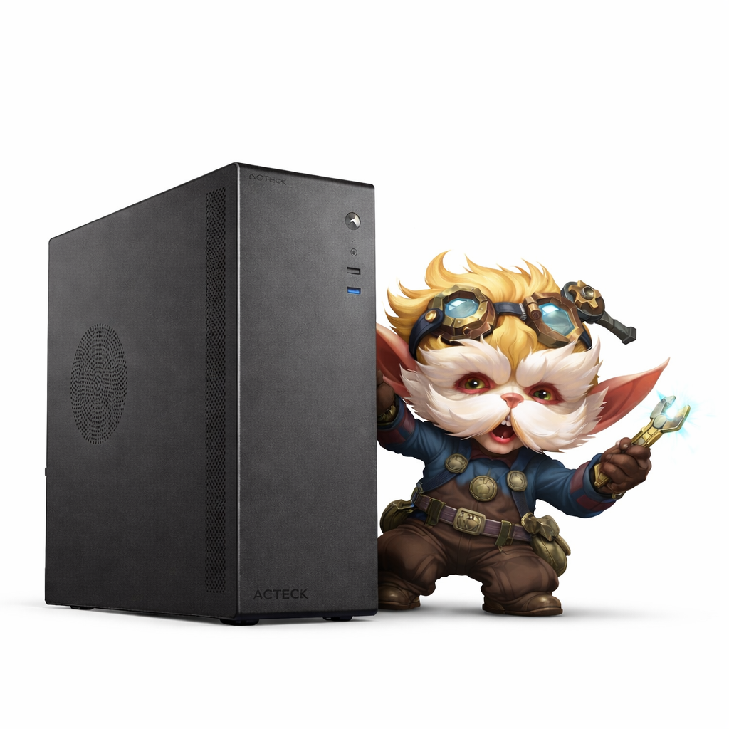 PC Gamer Armada | AMD Ryzen 3 3200G + 8GB RAM + SSD 128gb + A520 + Gabinete Oficina