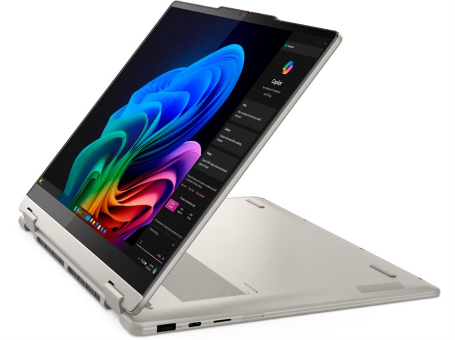 Notebook Lenovo YOGA 7 14AKP10 2-IN-1 AMD Ryzen™ AI 5 340 512GB SSD 16GB 14" (1920x1200) OLED TOUCHSCREEN WIN11 SEASHELL Backlit Keyboard FP Reader - Imagen 2