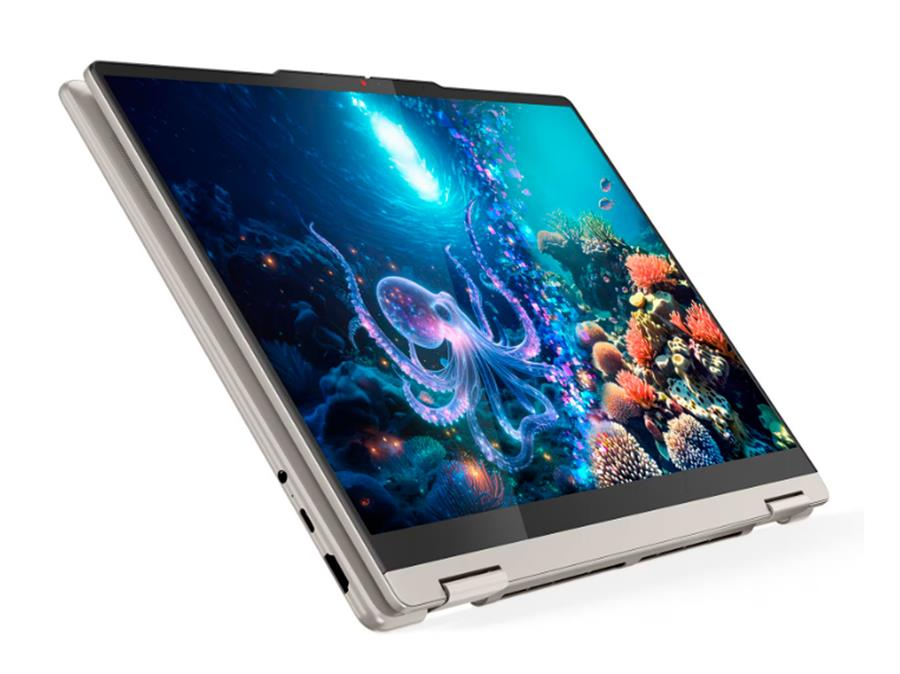 Notebook Lenovo YOGA 7 14AKP10 2-IN-1 AMD Ryzen™ AI 5 340 512GB SSD 16GB 14" (1920x1200) OLED TOUCHSCREEN WIN11 SEASHELL Backlit Keyboard FP Reader - Imagen 3