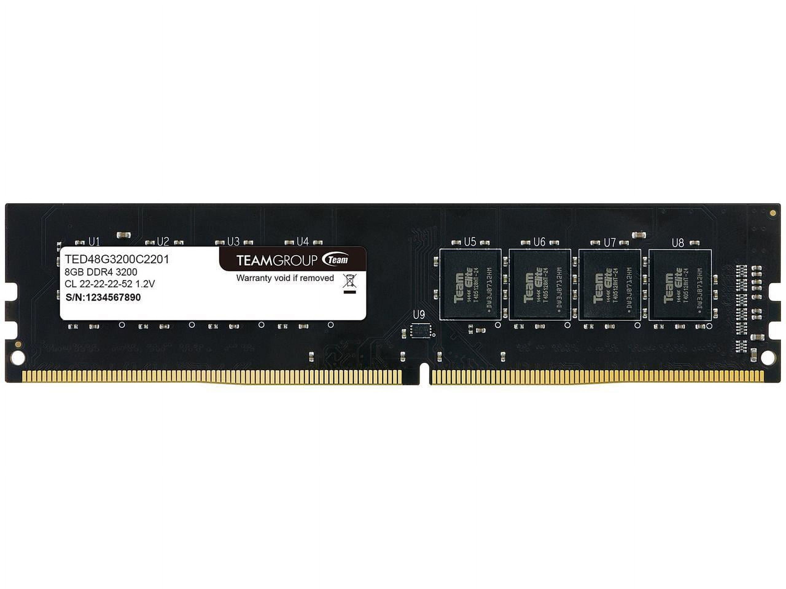 Memoria Ram UDIMM TEAM GROUP ELITE 8GB DDR4 3200MHz CL22 1.2v
