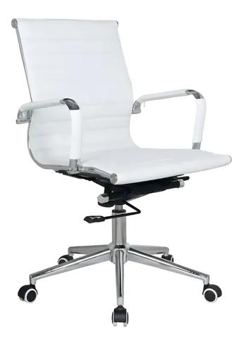 SILLA DE OFICINA ALUNA RT-B01 WHITE BAJA