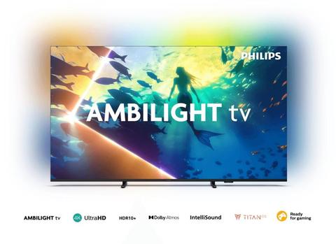 TV SMART LED PHILIPS 65" 4K 65PUD8100/77 TITAN OS AMBILIGHT