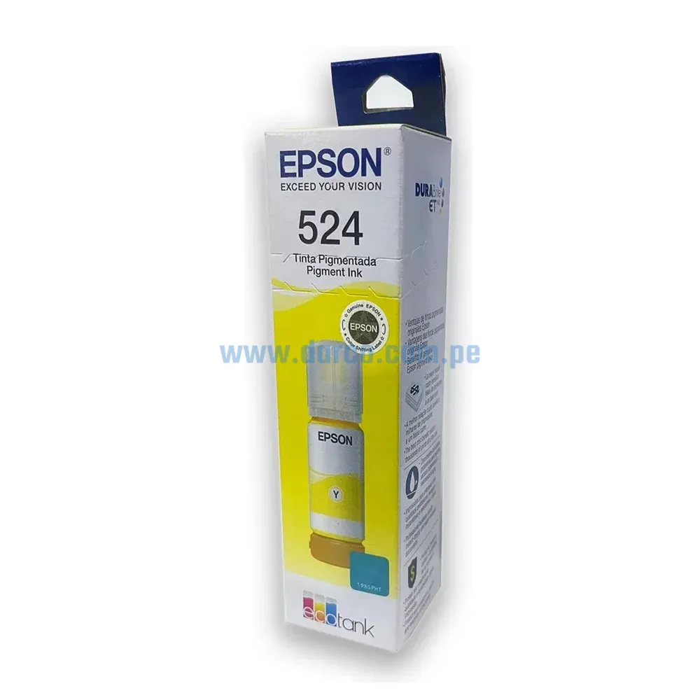 Botella de tinta 524 yelow para L15150, L15160 - Imagen 2