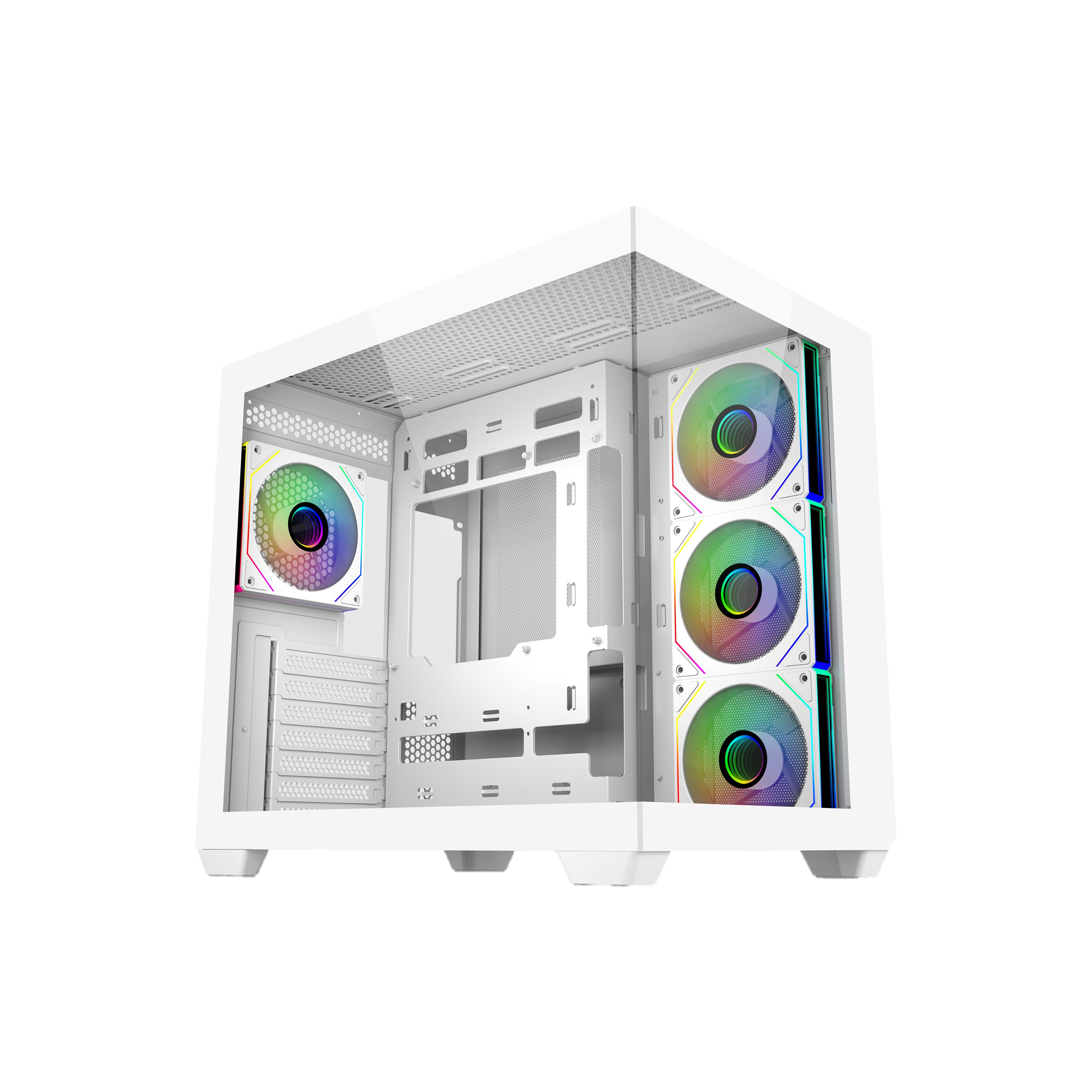 GABINETE COOLER MASTER ELITE 681 WHITE - Imagen 2